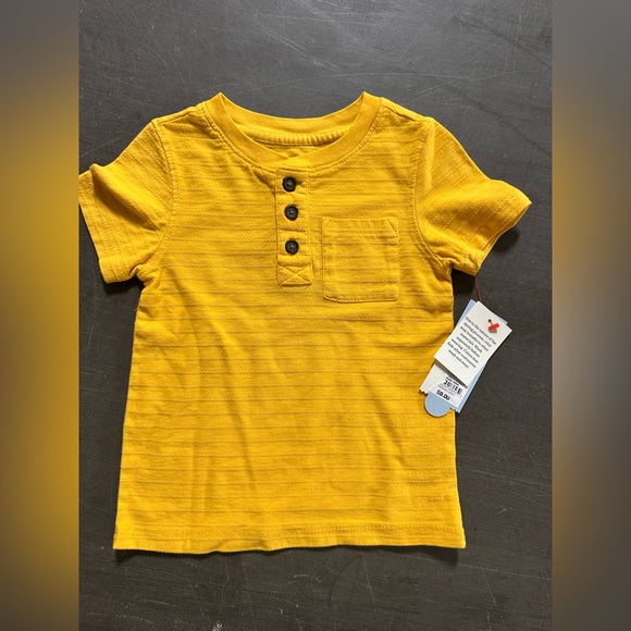 Cat & Jack‎ Yellow and Blue Short Sleeve Tees 12 mo lot - Picture 6 of 10